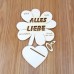 Geldgeschenk Alles Liebe Kleeblatt 16 cm Personalisiert 