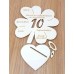 Geldgeschenk Kleeblatt 10. Hochzeitstag Hölzerne Hochzeit oder Rosenhochzeit 11cm oder 16 cm