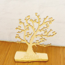 Herzbaum zum Geburtstag - Geschenk für Herzensmenschen - stehend mit Namensgravur