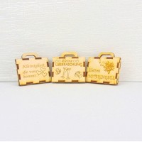Koffer für Kleinigkeiten, Überraschungen, Mitbringsel- auch mit Wunschgravur
