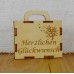 Koffer Geburtstag  - verschieden Gravuren für kleine Geschenke, Geld oder liebe Worte zum Stehen oder Aufhängen 
