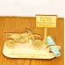 Geldgeschenk Motorcross mit Ortsschild