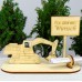 Geldgeschenk Bagger mit Ortsschild