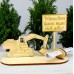 Geldgeschenk Bagger mit Ortsschild