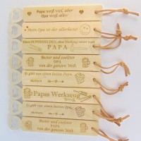 Geschenk für Papa oder Opa Flaschenöffner Bieröffner mit Spruch