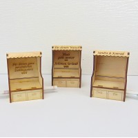 Strandkorb,  Bausatz zum Stecken, 10 cm hoch