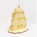 Torte 65 Jahre zur Eisernen Hochzeit aus Holz
