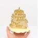 Torte 50 Jahre zur Goldenen Hochzeit aus Holz