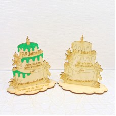 Torte 12,5 Jahre zur Petersilienhochzeit aus Holz