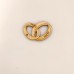 2 Eheringe ineinander verschlungen mit Diamant 50mm Gravur 2 Eheringe ineinander verschlungen mit Diamant 50mm Gravur