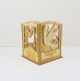 Windlicht Erinnerung aus Holz | Gedenklicht für Verstorbene | Trauerlicht mit Sprüchen | Geschenk zum Gedenken