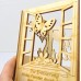 Windlicht Erinnerung aus Holz | Gedenklicht für Verstorbene | Trauerlicht mit Sprüchen | Geschenk zum Gedenken