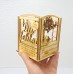 Windlicht Erinnerung aus Holz | Gedenklicht für Verstorbene | Trauerlicht mit Sprüchen | Geschenk zum Gedenken